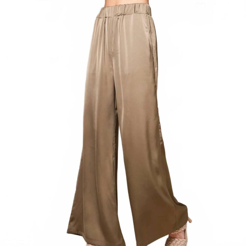 NEW MIMOSA vivica palazzo pants in tobacco